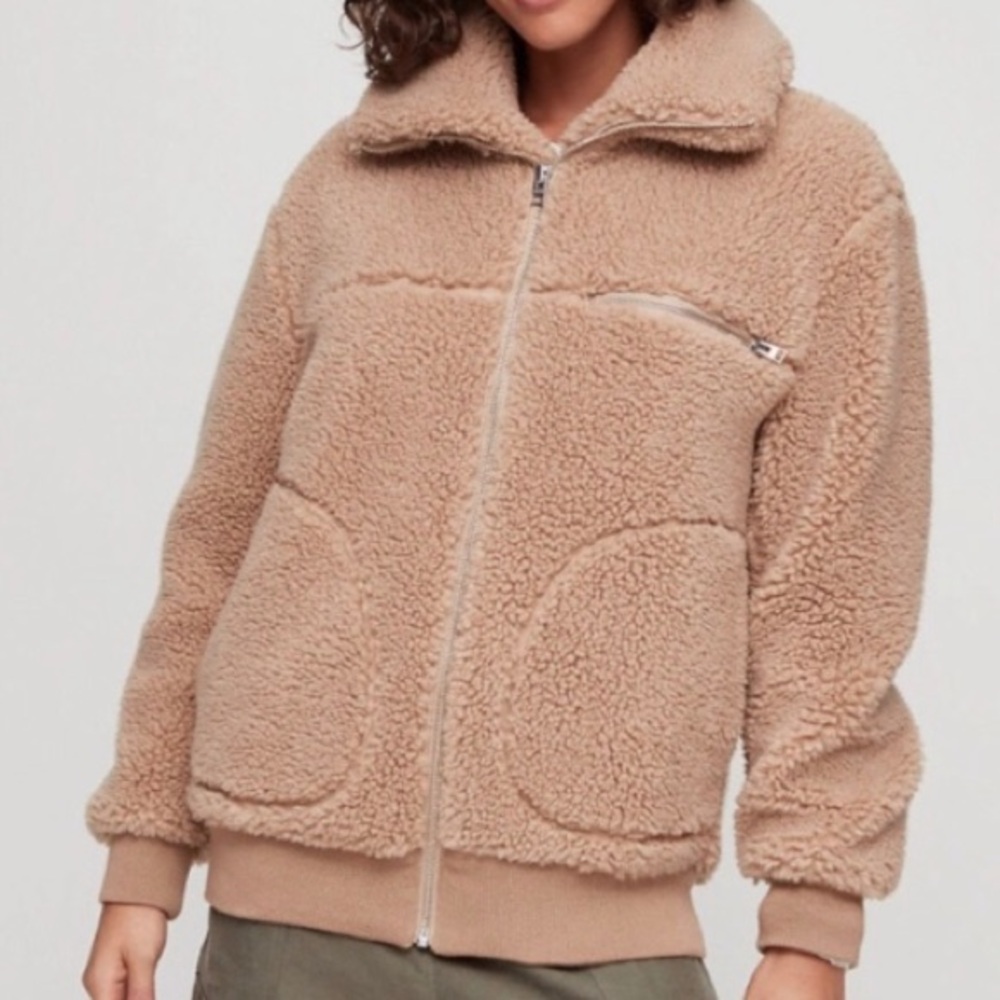 Aritzia Wilfred Free The Teddy Jacket